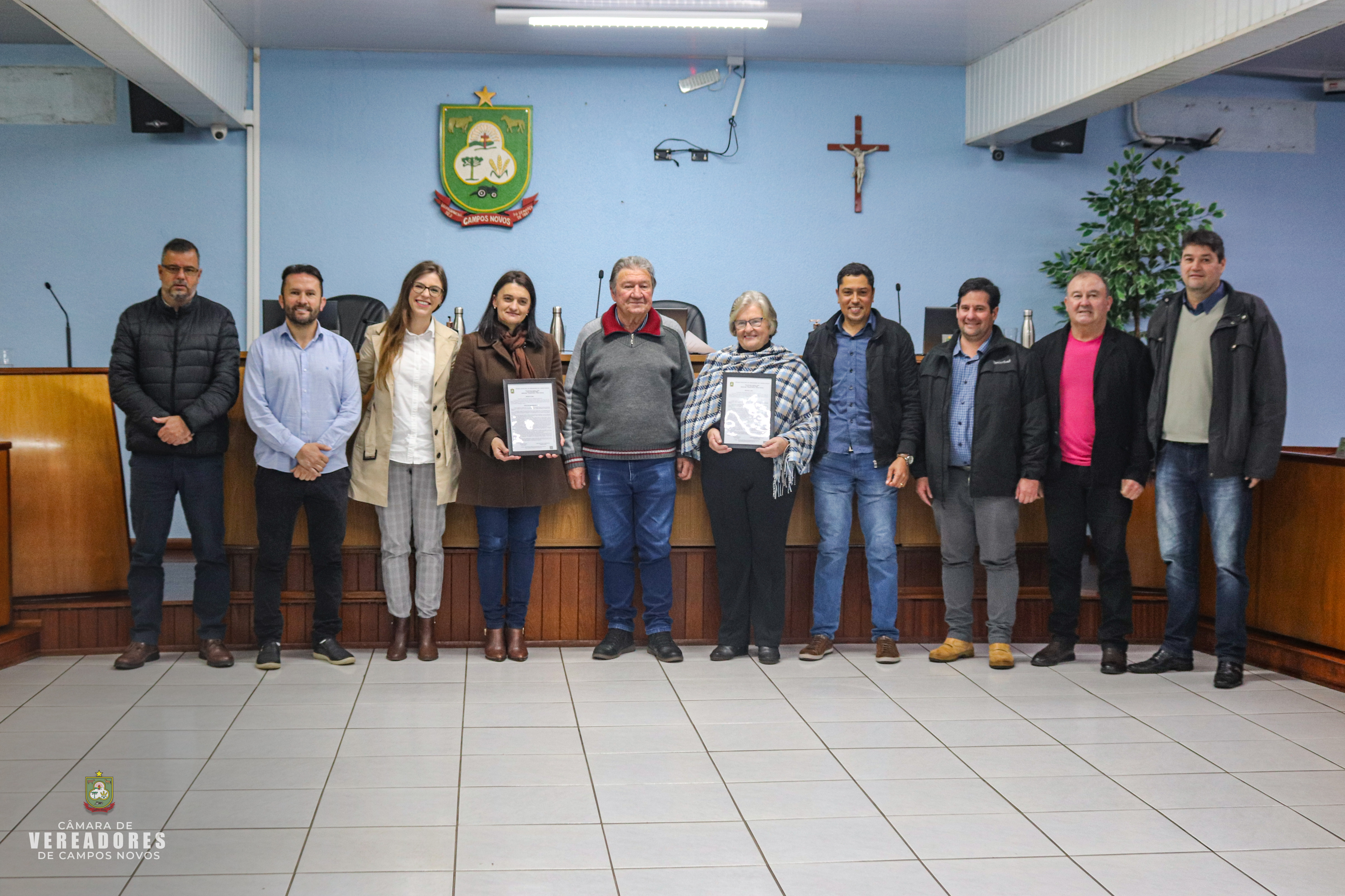 Vera Ottonelli e Zenita Rupp Lemos recebem “Moção de Parabenização” da Câmara de Vereadores
