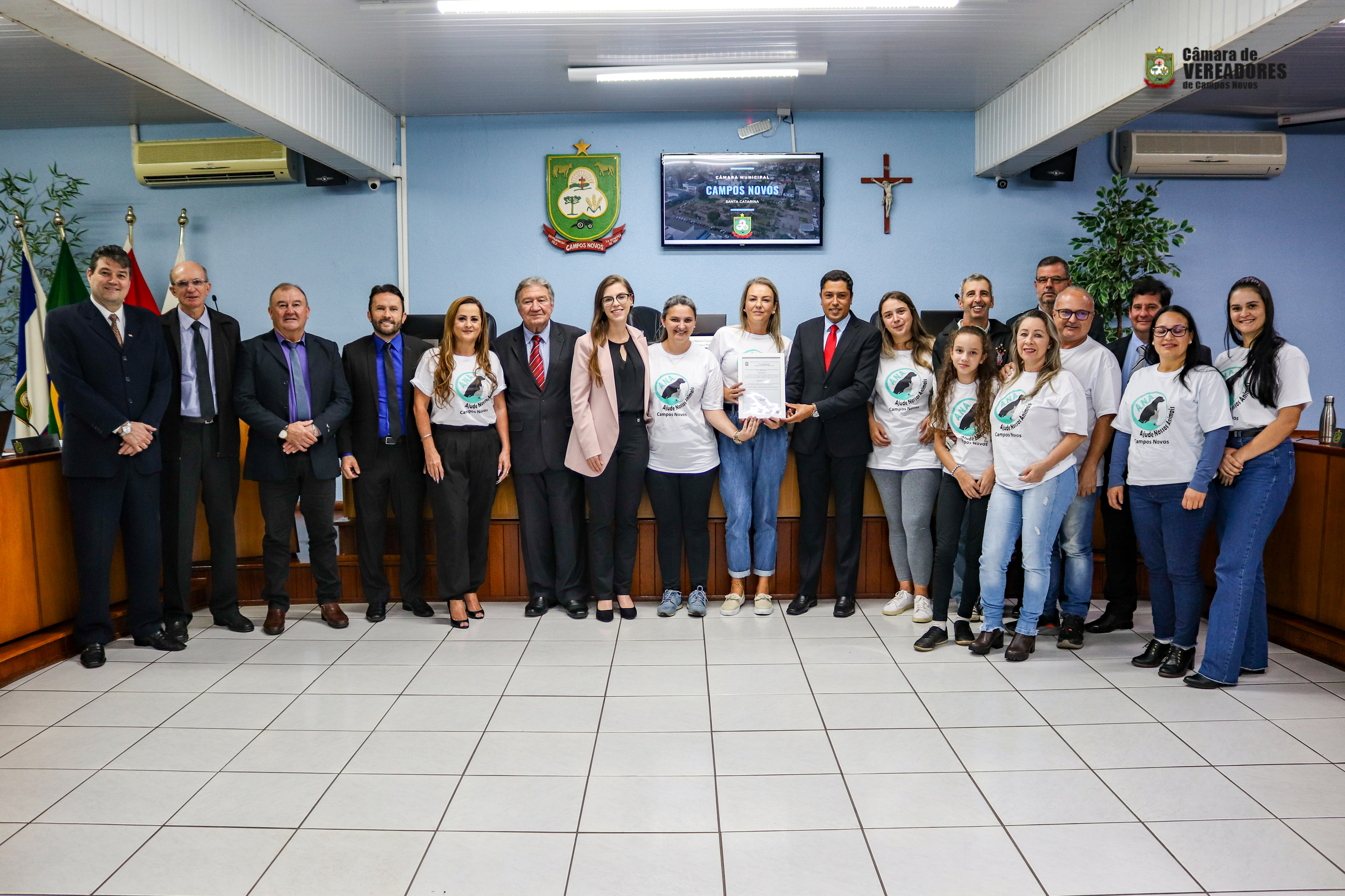 ANA Campos Novos recebe “MOÇÃO DE APLAUSOS” da Câmara de Vereadores