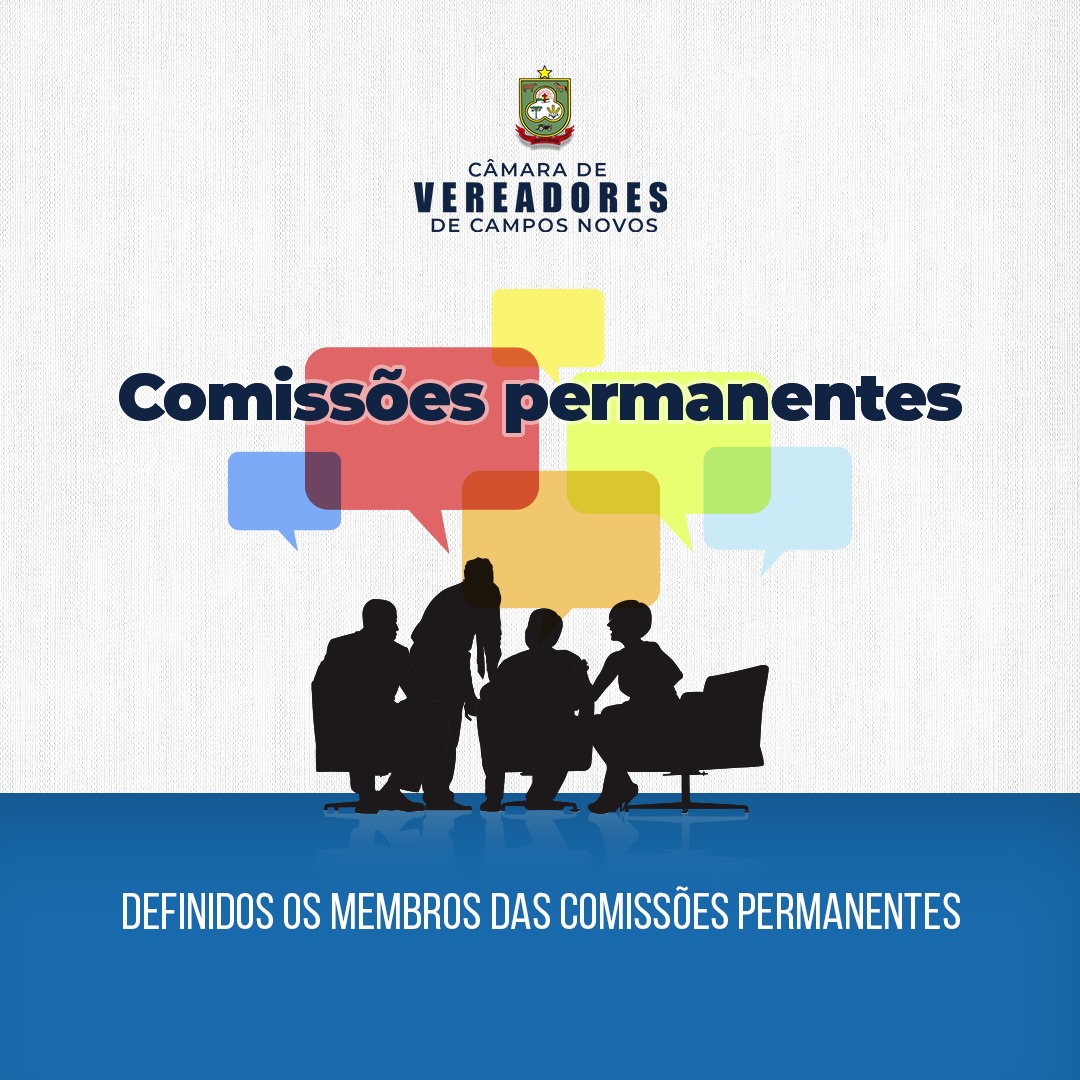 Definidos membros das comissões permanentes da Câmara