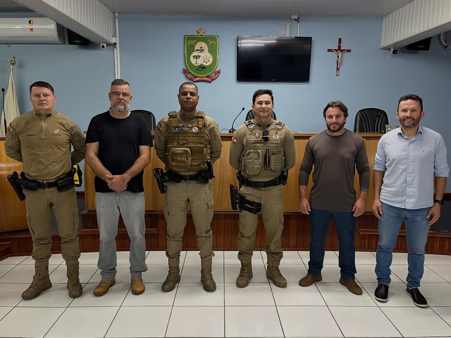 Segurança pública novamente em pauta na Câmara de Campos Novos